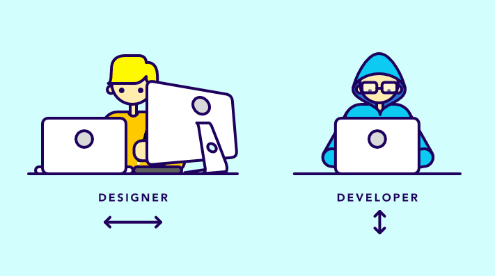 Designer vs coder appearance comparison